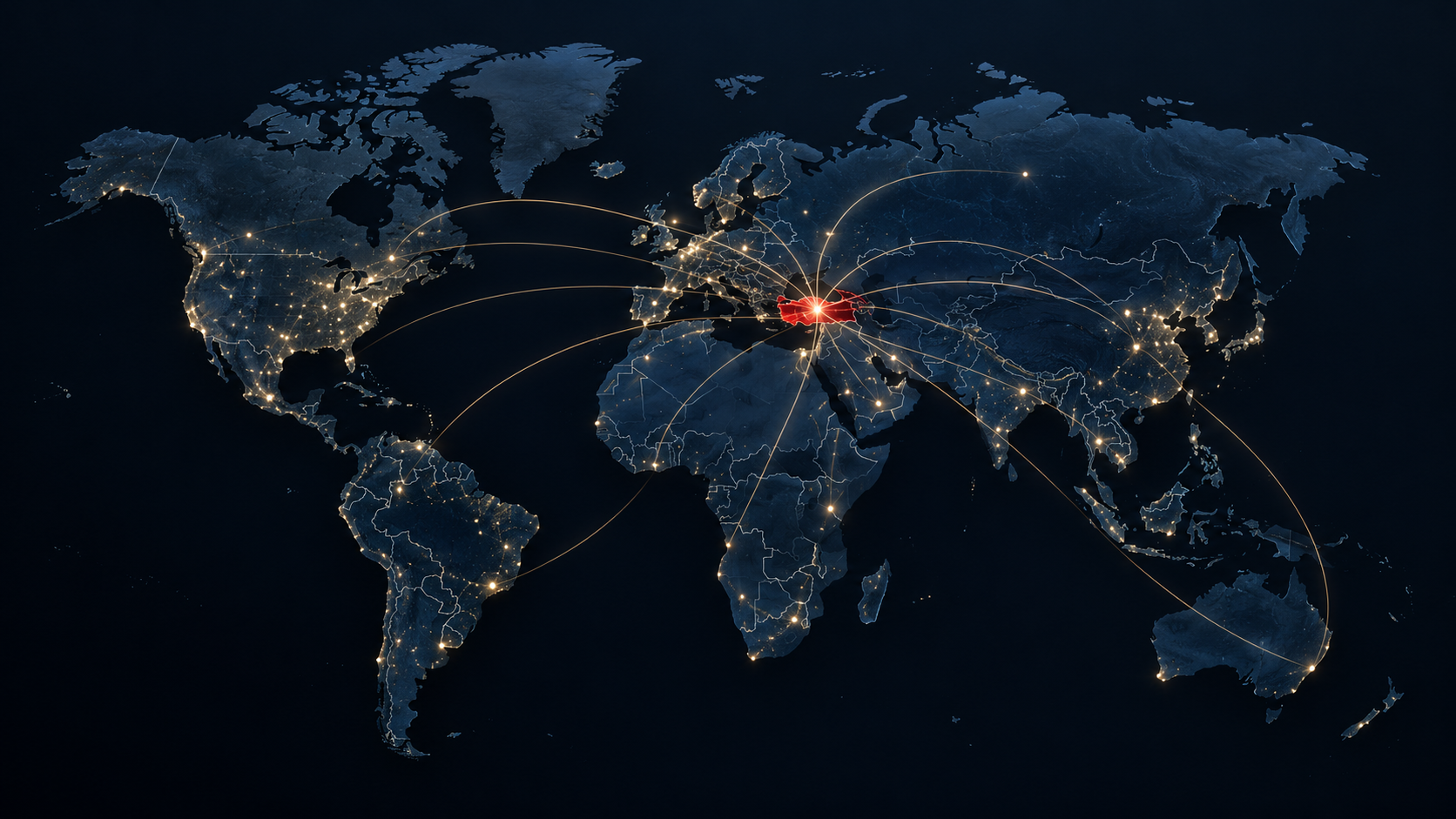 Global Trade & Network Map